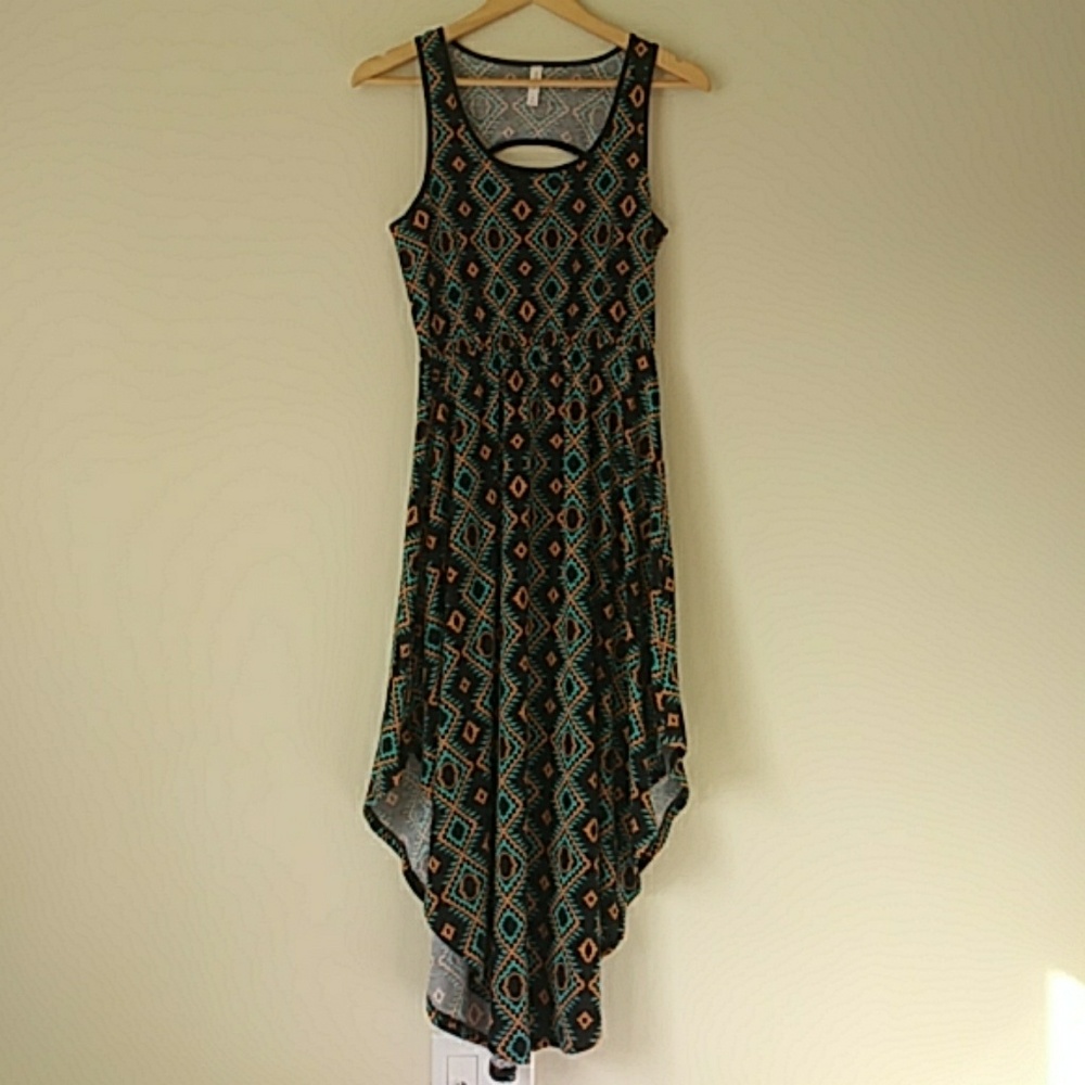Aztec print dress